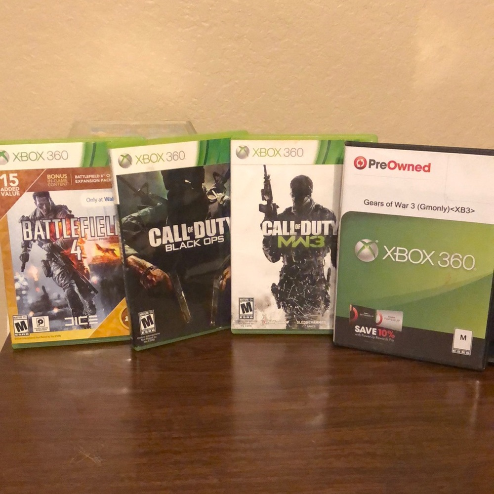 4 Xbox 360 games